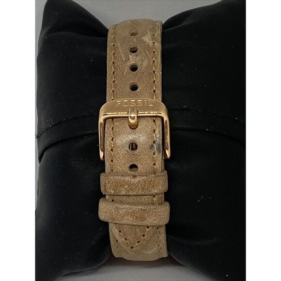 Fossil ES2955 Women Sand Leather Rose Analog Dial Quartz Wrist Watch QB578 - Picture 6 of 12